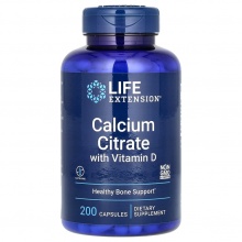  Life Extension Calcium Citrate with Vitamin D 200 